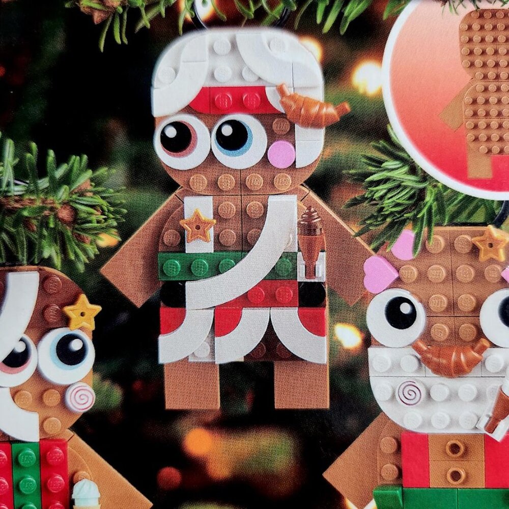 NEW Lego Gingerbread Ornaments Christmas Tree Decor Building Set 40642 Includes - Picture 16 of 16